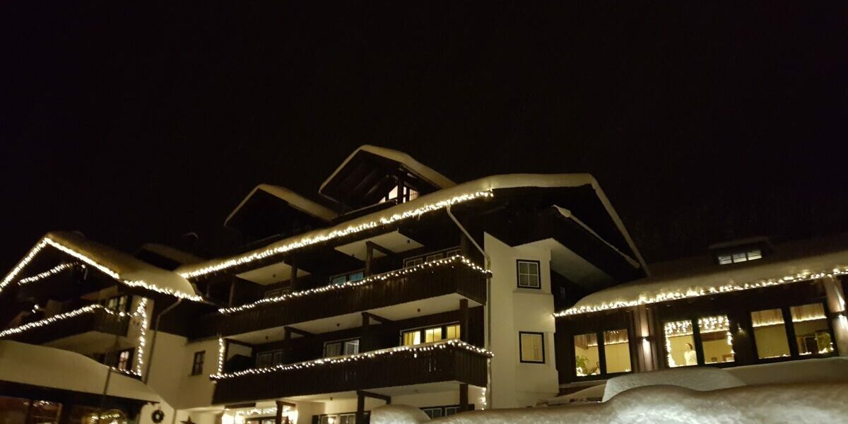 Winter im Seehotel Hartung in Hopfen am See.