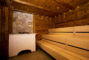 Sauna im Seehotel am Hopfensee.